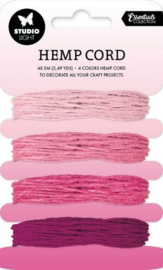 Hemp Cord Shades of pink Consumables nr.07