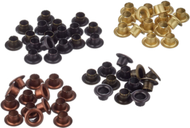 4x Warm Metal - Eyelets 60 pcs