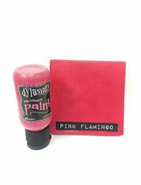 Pink Flamingo - Dylusions Paint Flip Cap Bottle