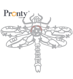 Steampunk Dragonfly - Stencil A5