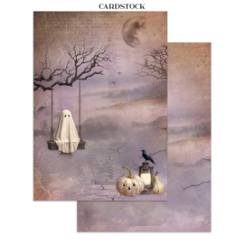 Halloween - Junk Journal Stickers, Backgrounds, Cut-Outs