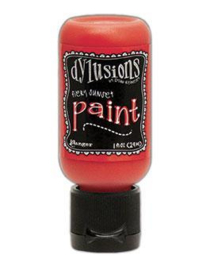 Fiery Sunset - Dylusions Paint Flip Cap Bottle