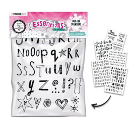 Sticker Alphabet & Quotes Essentials nr. 1 - Rub-on