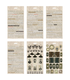 Tim Holtz Halloween - Sticker Book Curiosities