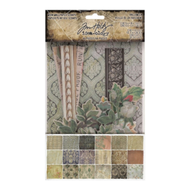 Tim Holtz Halloween - Worn Wallpaper Scrap