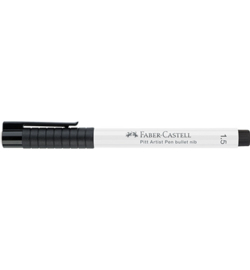 Faber-Castell Pitt Artist Pen Bullet nib 1.5 - Wit 101