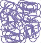 Mini Paperclips Lilac