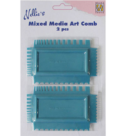 Mixed media 2 Art combs, ass kammen