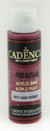 Bloedrood - Cadence Premium Acrylic Paint (semi matt)