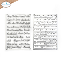 Christmas Phrases - Stamp and Die set