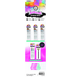 Watercolor brushes Set of 3 Essentials nr.04