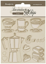 Coffee and Chocolate Moka - Decorative Chips