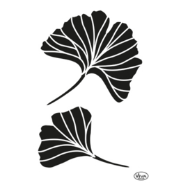 ginkgo Bladeren - Stencil