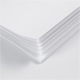 Notitieboek, 100 gr, wit, blanco - 32 pagina´s