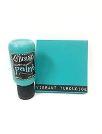 Vibrant Turquoise - Dylusions Paint Flip Cap Bottle