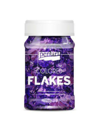 Gekleurde Flakes - Donker Paars