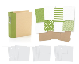 Simple Stories Sn@p! Designer Binder - Green