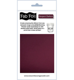 Wow! Fabulous Foil Deepest Darkest Crimson