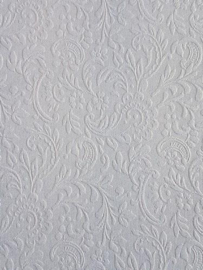 Embossed Karton - Pearl Damask