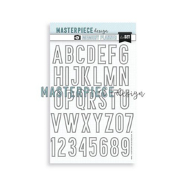 Masterpiece Memory Planner Stans-set - Letter Fun