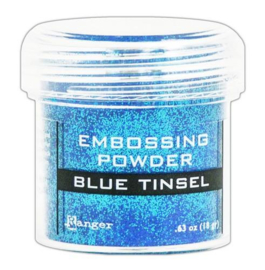 Embossing poeder -  Blue Tinsel