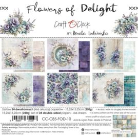 Flowers of Delight 6x6 Inch Paper Set