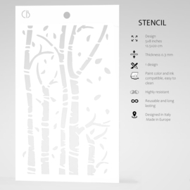 Birch Trees - Texture Stencil