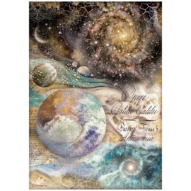 Cosmos Infinity Galileo Galilei - Rijstpapier