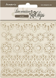 Old Lace Chips Lace Borders - Decorative Chips