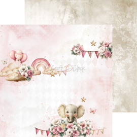Baby Girl Universe 6x6 Inch Paper Set