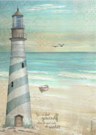 Sea Land Lighthouse - Rijstpapier