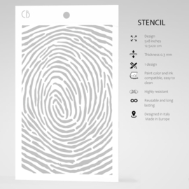 Fingerprint - Texture Stencil