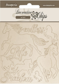 Silent Sea Horses - Decorative Chips