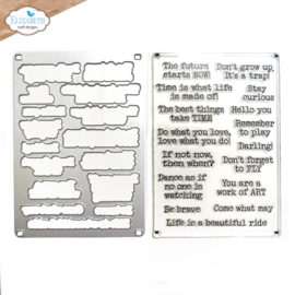 Journal Phrases 4 Stamp and Die Set