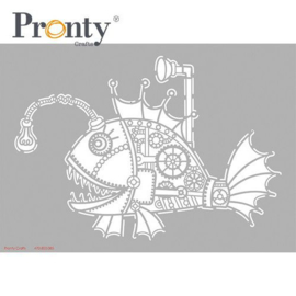Steampunk Fish - Stencil