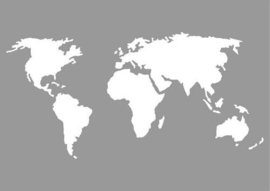 World Map - Stencil