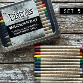 Distress Watercolor Pencils - Kit #5