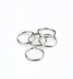Key Rings, Platinum 23mm