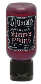 Cranberry Juice - Dylusions Shimmer Paint Flip Cap Bottle