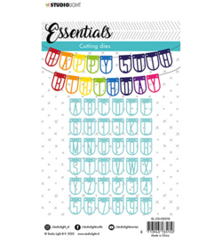 Cutting Die Alphabet Garland Essentials nr. 379 Stans