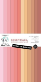 Unicolor paper pad Sweet as a peach Essentials nr.190