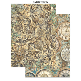 Gardens of Time - Junk Journal Stickers, Backgrounds, Cut-Outs
