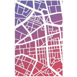 City Map - Texture Stencil