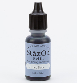 StazOn Refill Jet Black