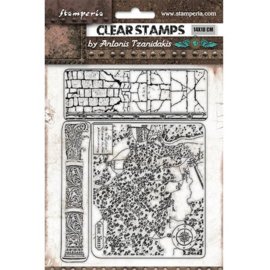 Magic Forest Clear Stamp - Bricks