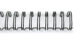 the Cinch Wire Binders 5/8" 1,6cm - Black 2 pcs