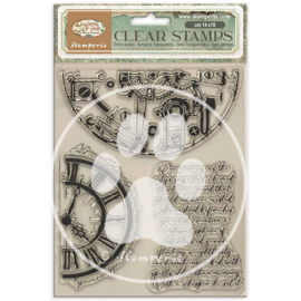 Gardens of Time - Half Clocks Clearstamp