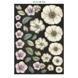 Gardens of Time - Junk Journal Backgrounds & Cut-Outs