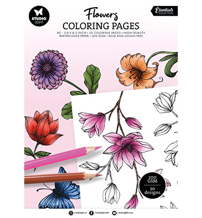 Coloring Pages Flowers Essentials nr.282