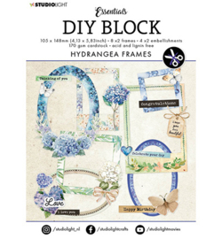 Die-cut Block Paper Hydrangea frames Essentials nr.66